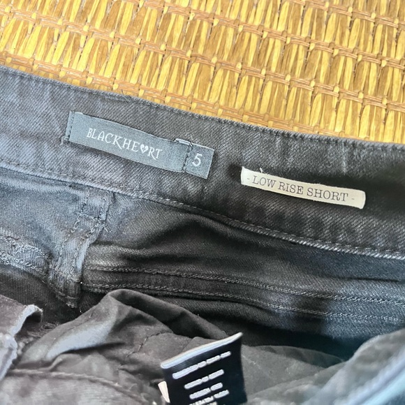 Blackheart low rise denim sequin shorts - Picture 7 of 10